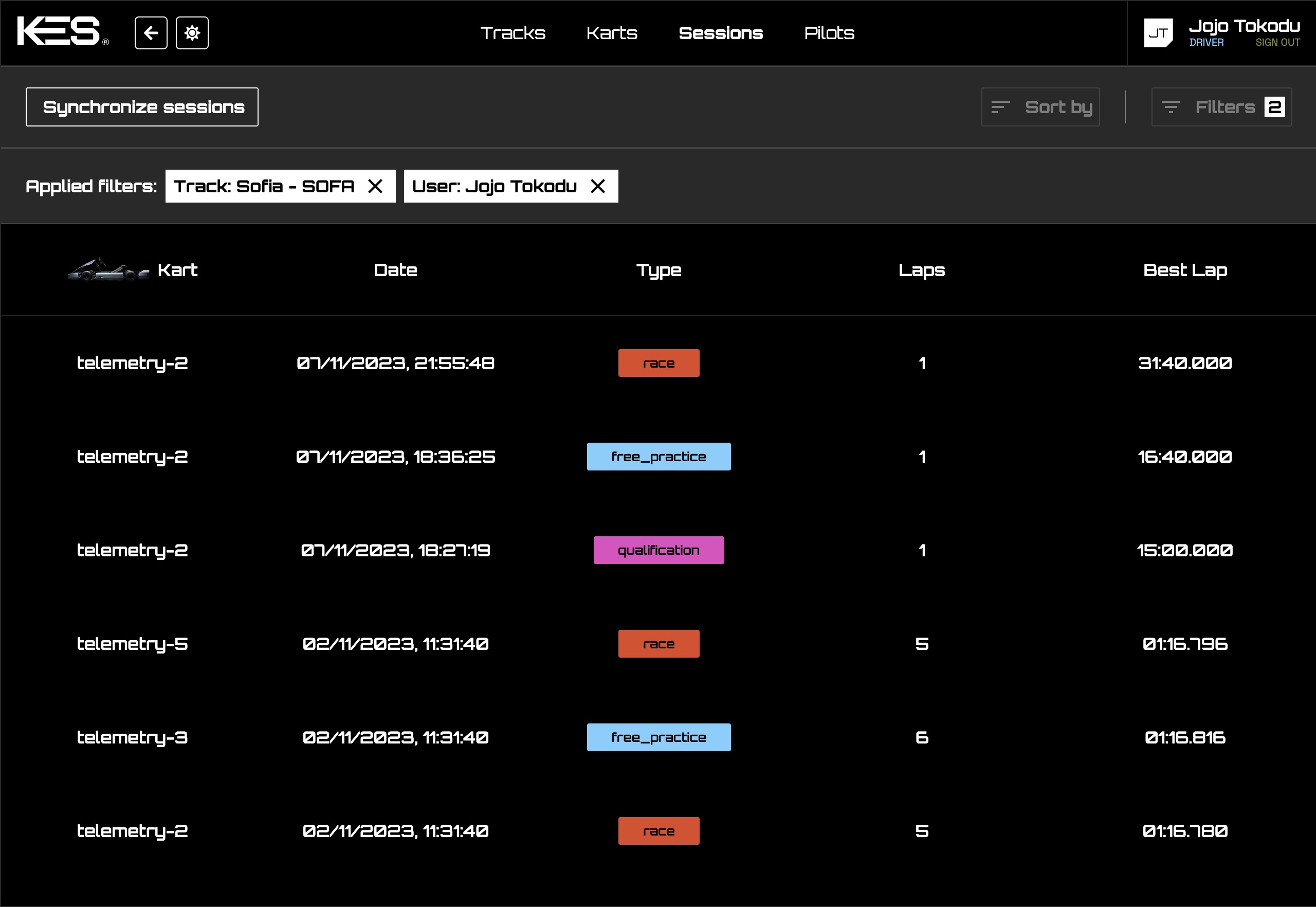 GoKart Telemetry screenshot 3